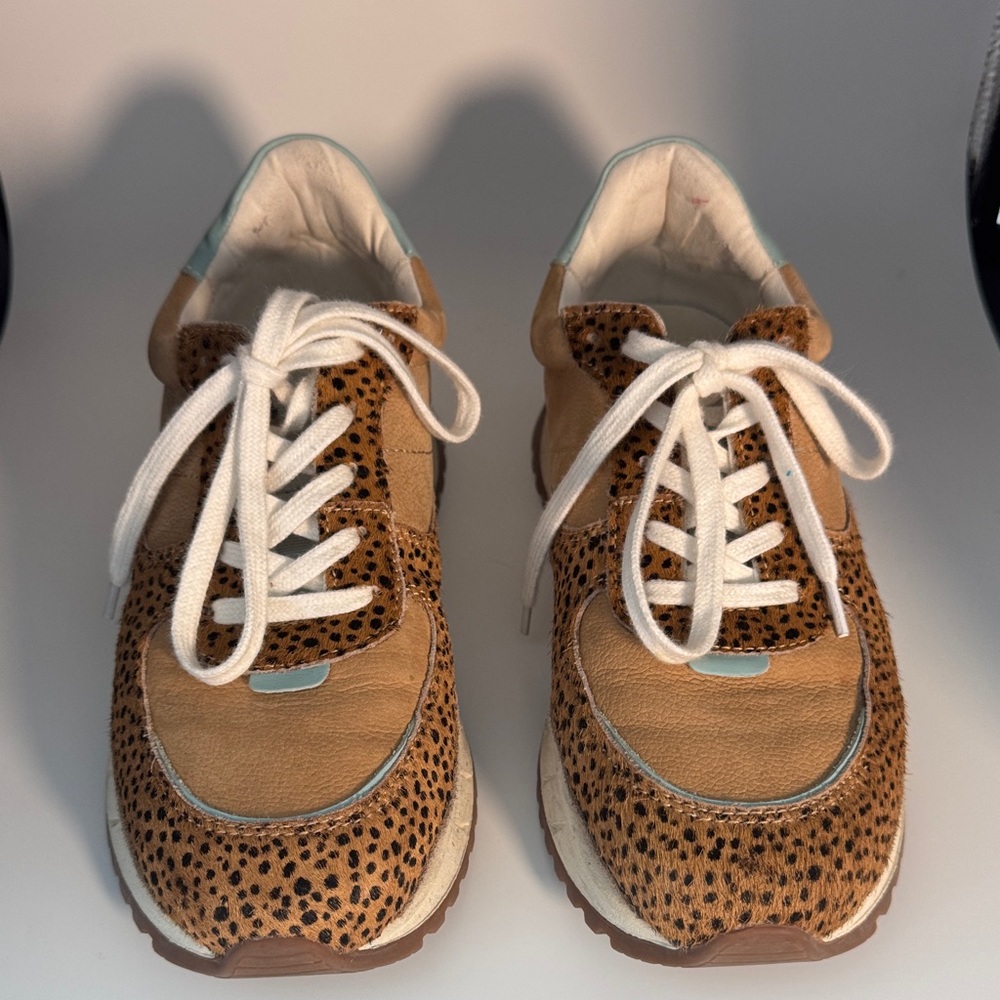 Made well Leopard Print Sneakers with White Laces size 7.5